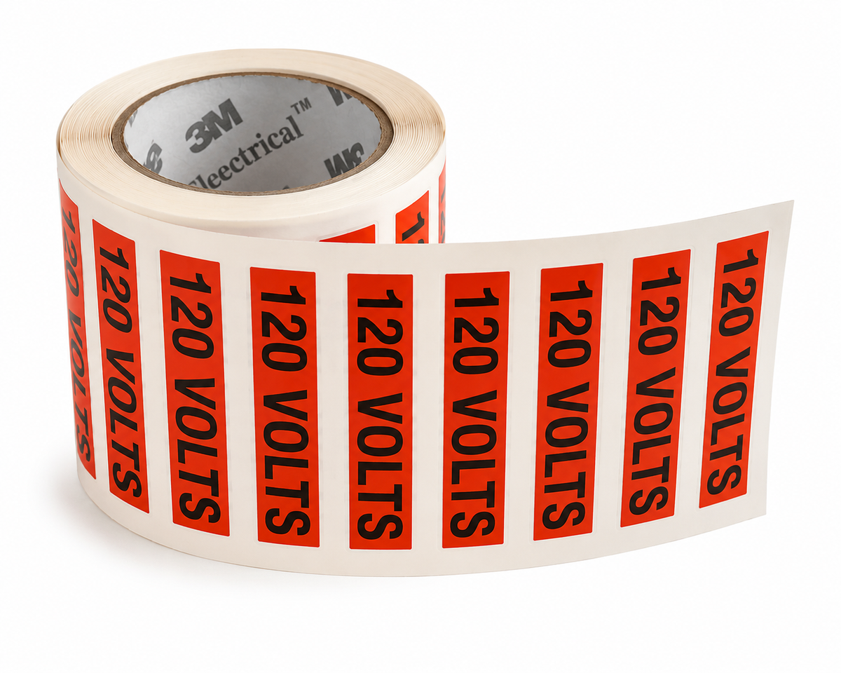 56-label voltage conduit label rolls