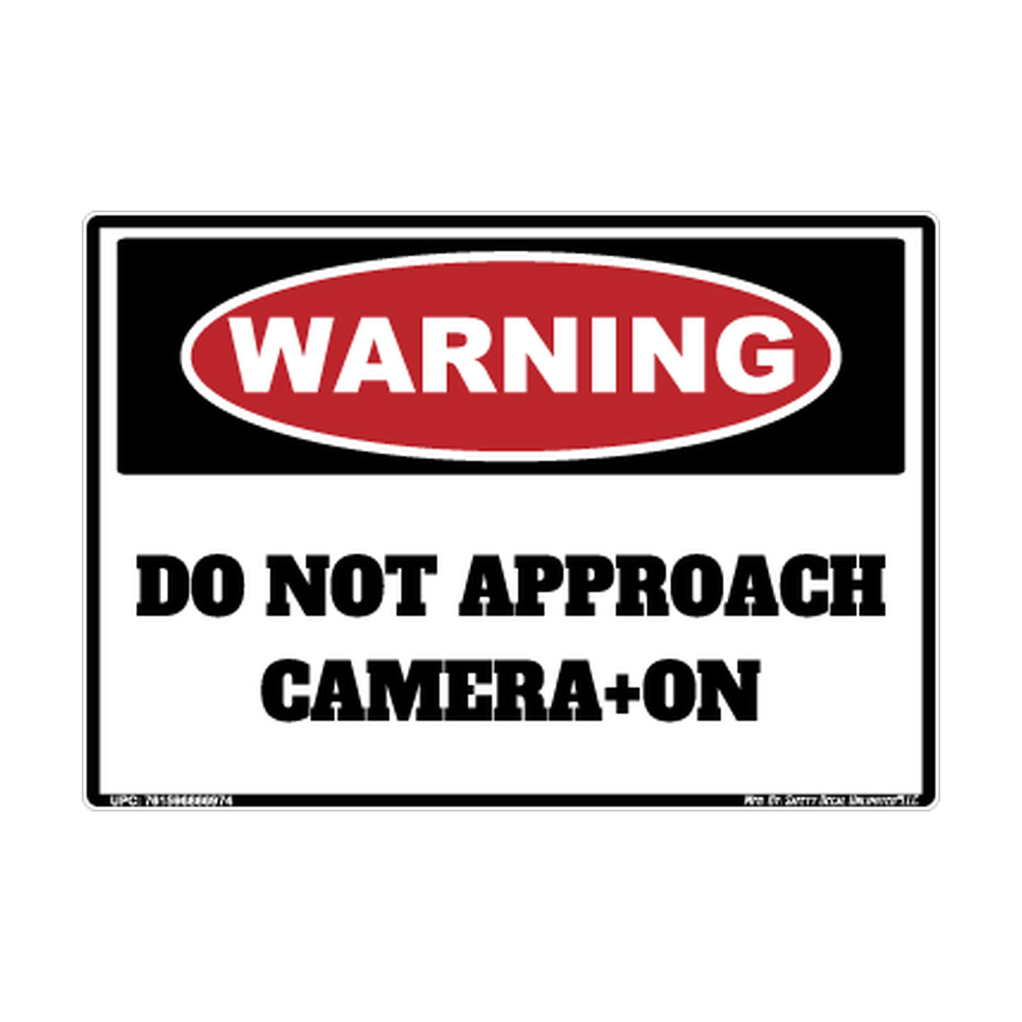 Warning Do Not Approach Safety Sticker Decal