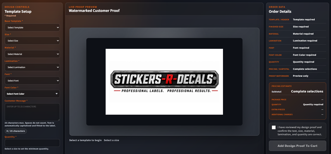 Introducing the SRD Designer: Create Professional Custom Safety Labels Online