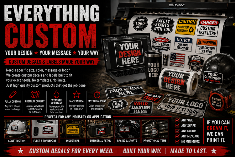 custom decals and stickers