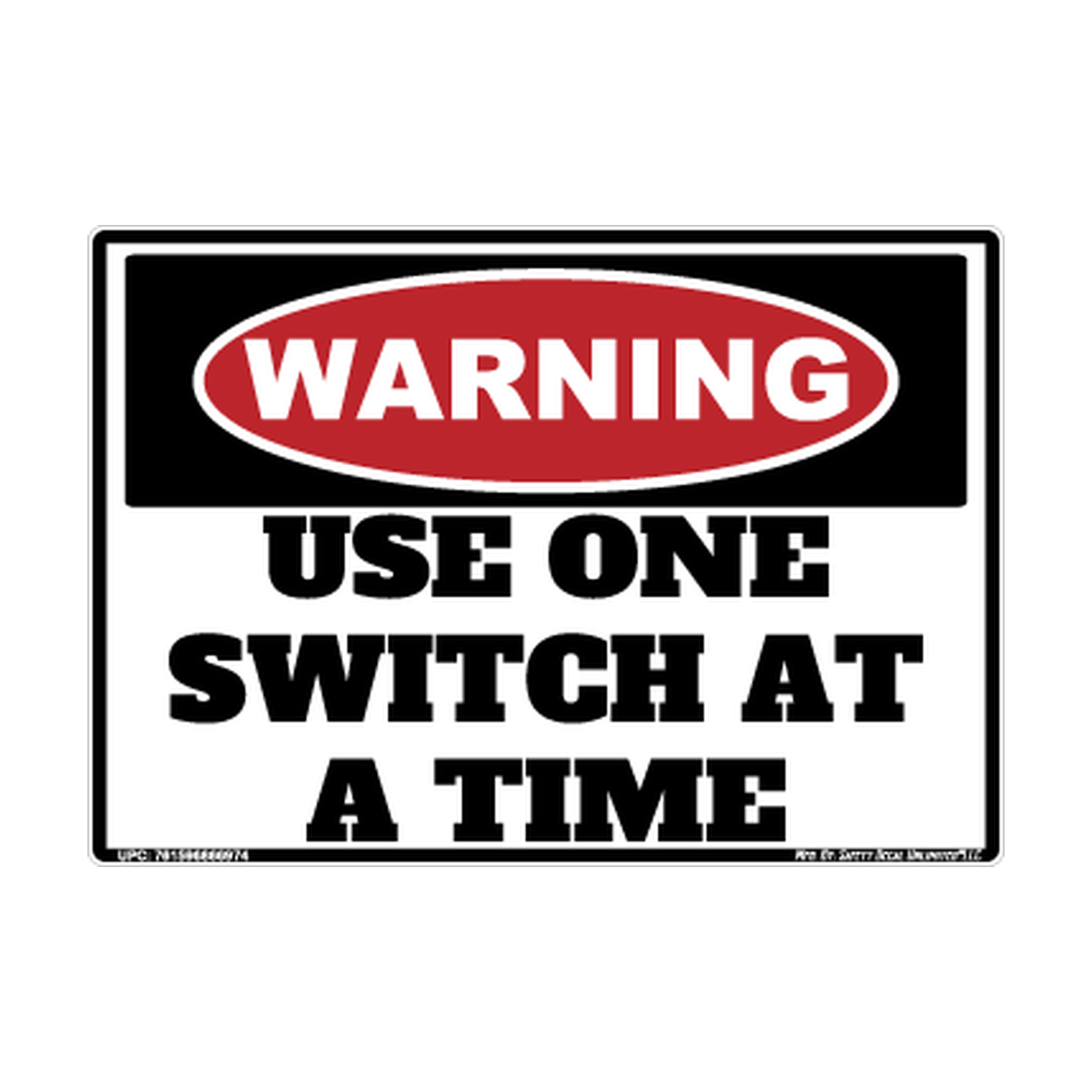 1 Switch Sticker Decal