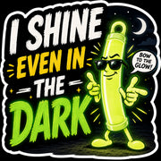 I Shine Even in the Dark Hard Hat Decal two-pack