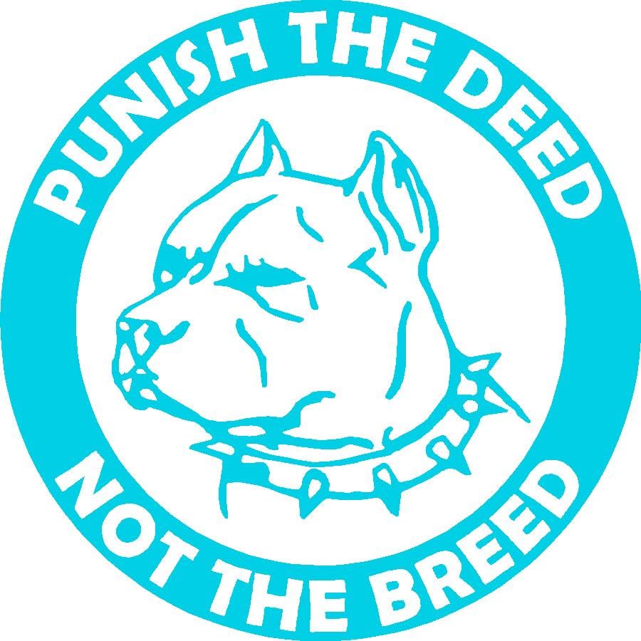 Punish The Deed Not The Breed 6" Vinyl Sticker Decal Pitbull Dog Graphic Die Cut Car Truck Window Toolbox Laptop Sticker Waterproof UV Resistant Outdoor Dog Lover Decal Stickers-R-Decals By Jason