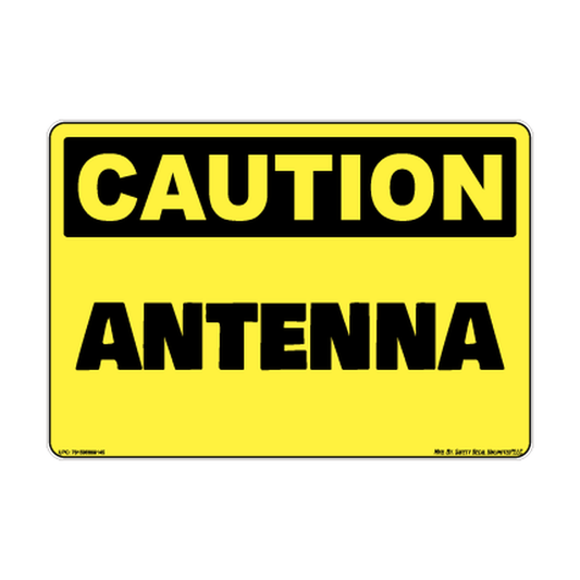 Caution Antenna Safety Sticker Decal