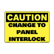 Caution Change to Panel Interlock Electrical Decal
