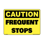 Caution Frequent Stops Vehicle Decal