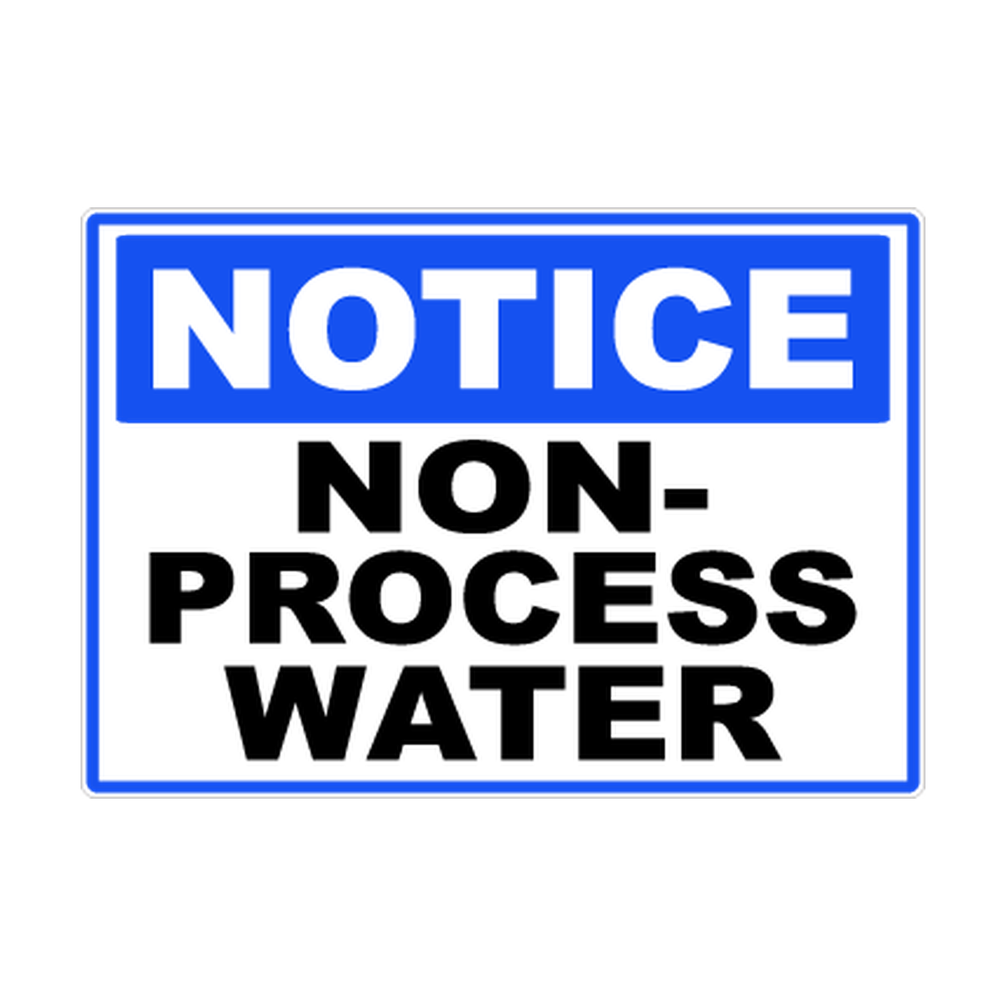 Non Procesas Water Sticker Decal