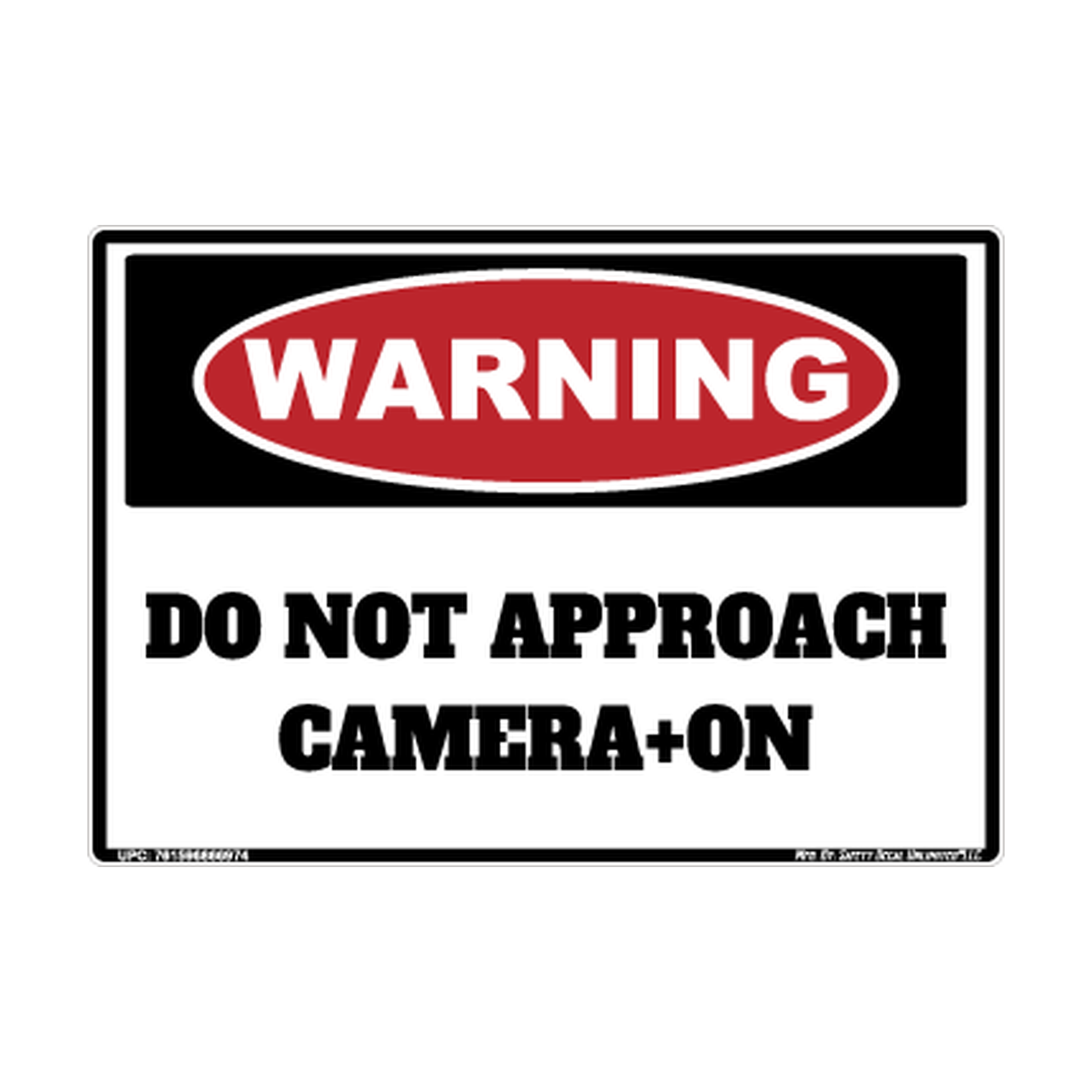 Warning Do Not Approach Safety Sticker Decal