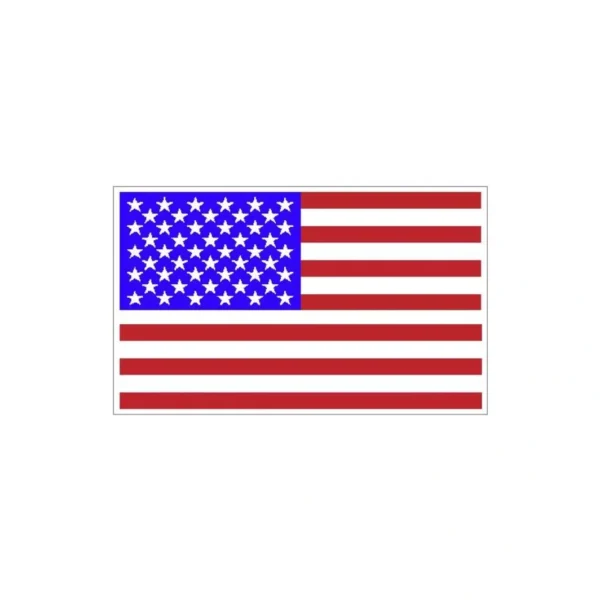 A flag of the united states is shown.