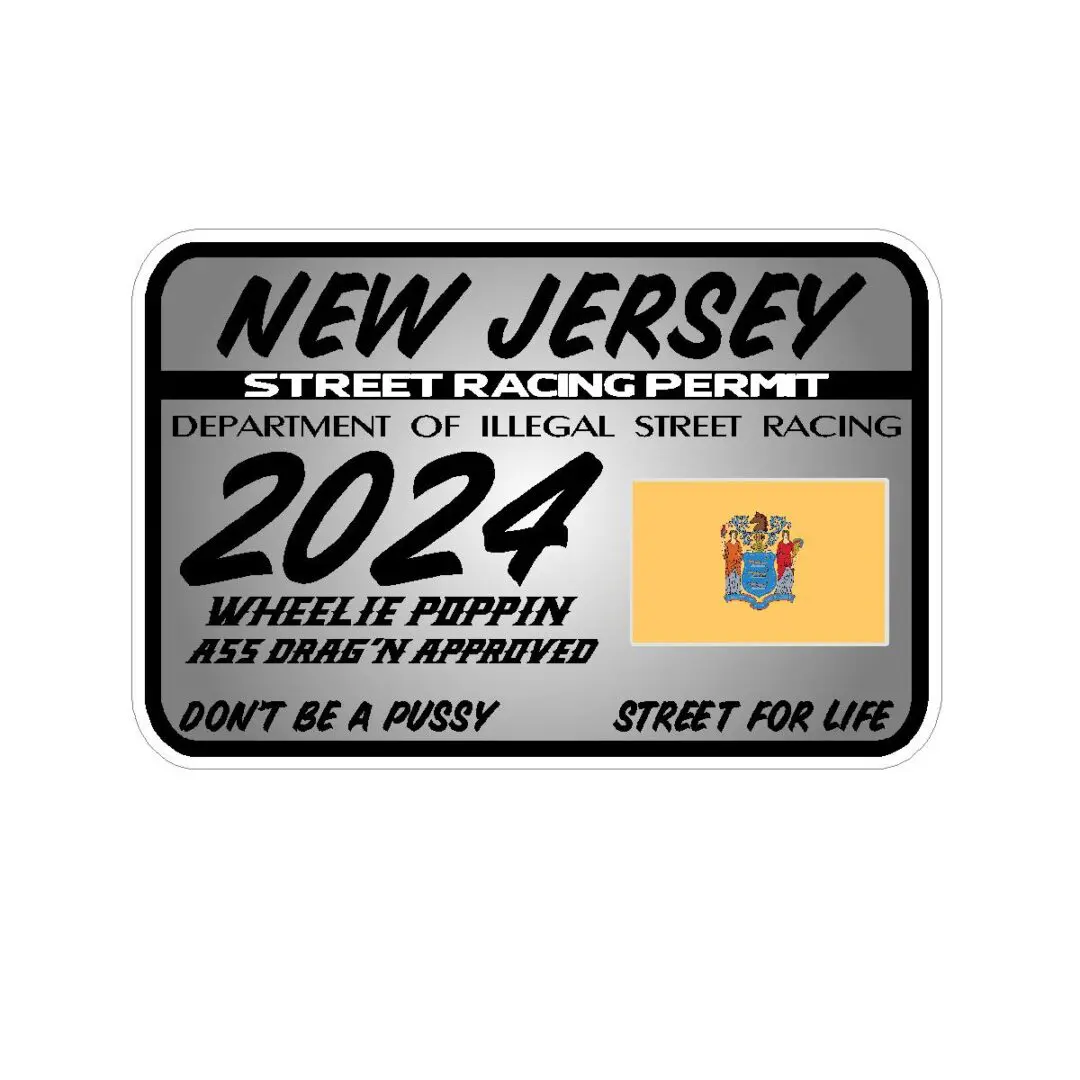 NEW JERSEY Street Racing Permit