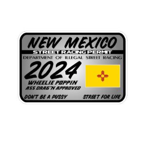 NEW MEXICO Street Racing Permit