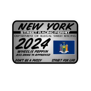NEW YORK Street Racing Permit