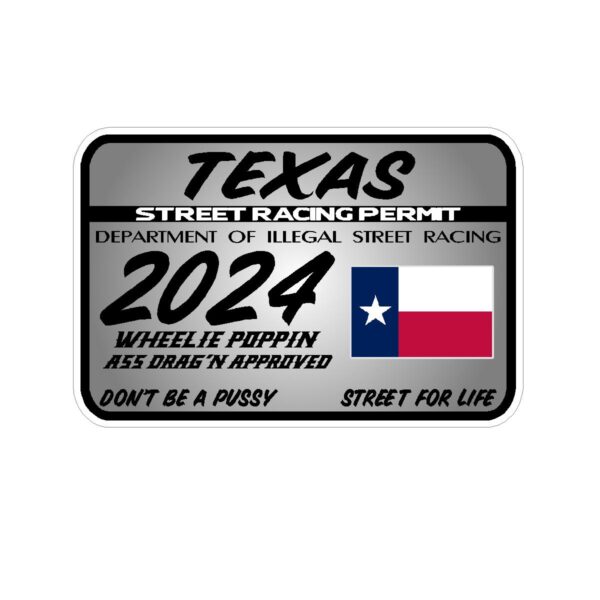 TEXAS Street Racing Permit