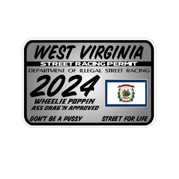 WEST VIRGINIA Street Racing Permit